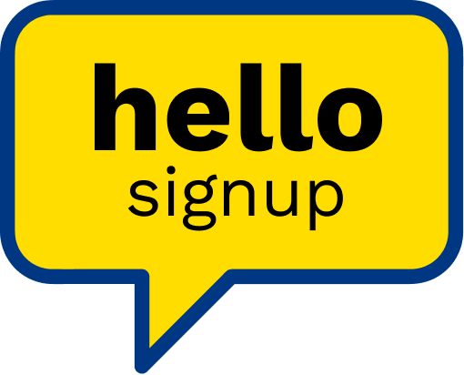 hello, signup